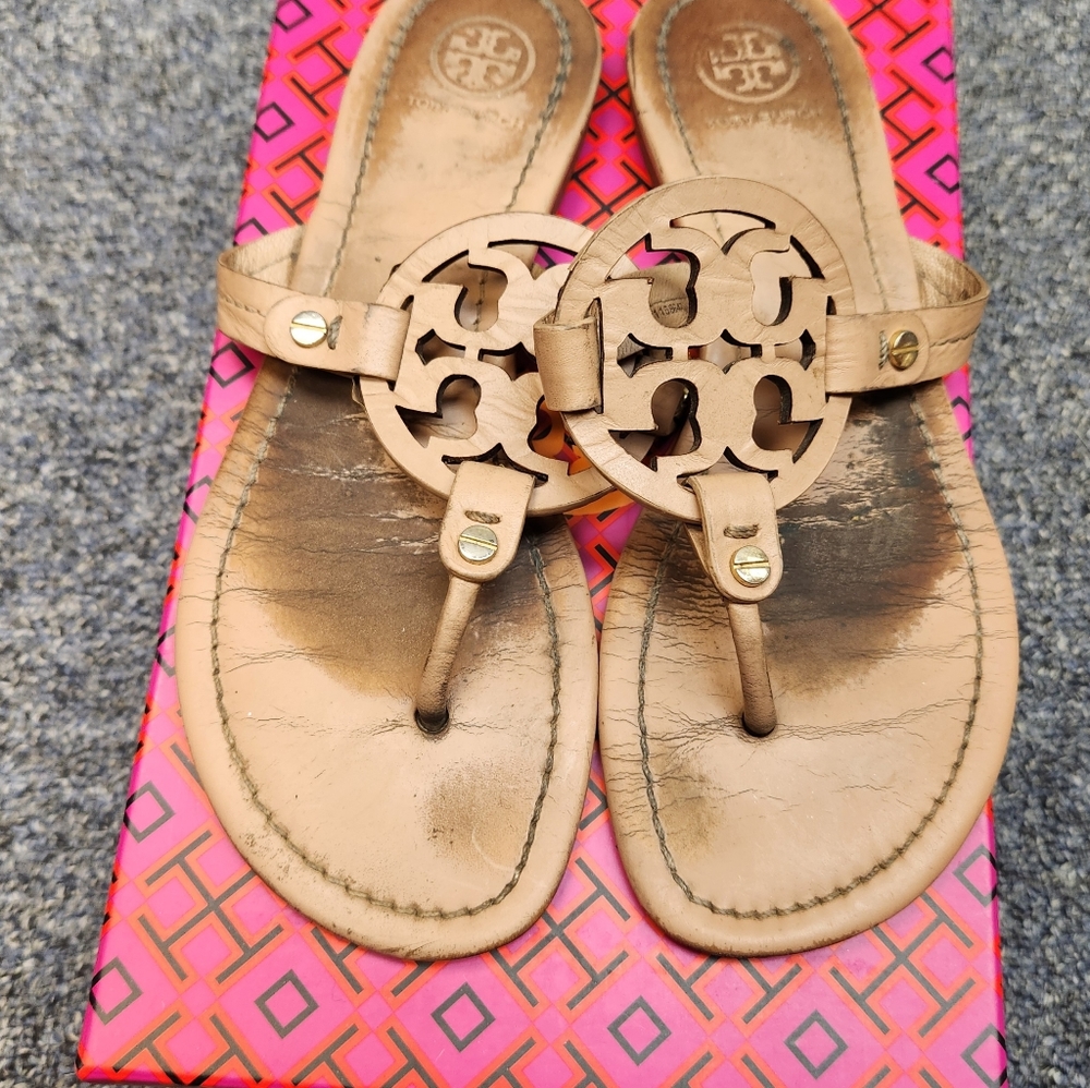 Tory Burch Miller Sandals Size 6.5 Preloved 🎉HP🎉